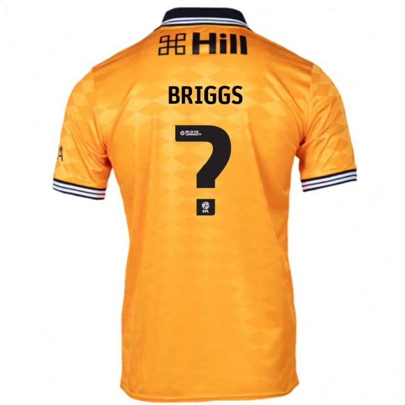 Danxen Niño Camiseta Jj Briggs #0 Naranja 1ª Equipación 2024/25 La Camisa