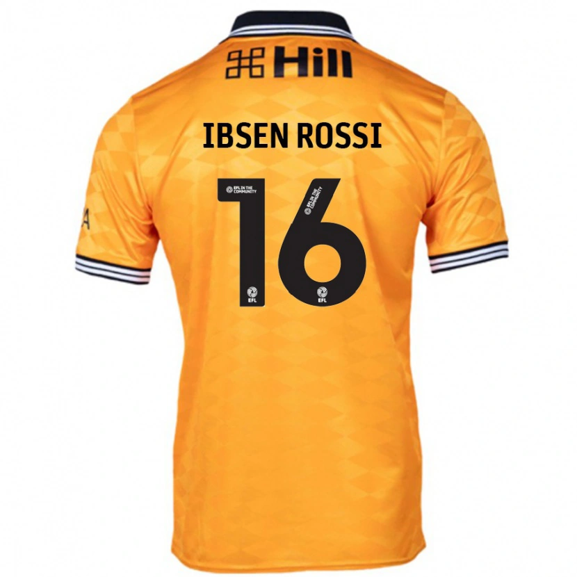 Danxen Niño Camiseta Zeno Ibsen Rossi #16 Naranja 1ª Equipación 2024/25 La Camisa