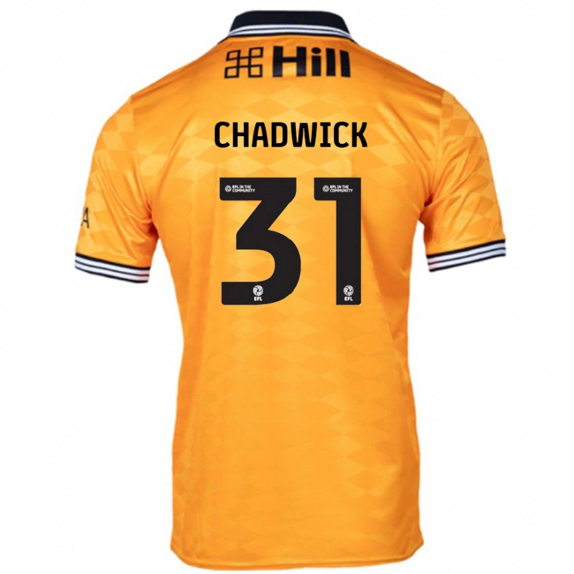 Danxen Niño Camiseta Louis Chadwick #31 Naranja 1ª Equipación 2024/25 La Camisa