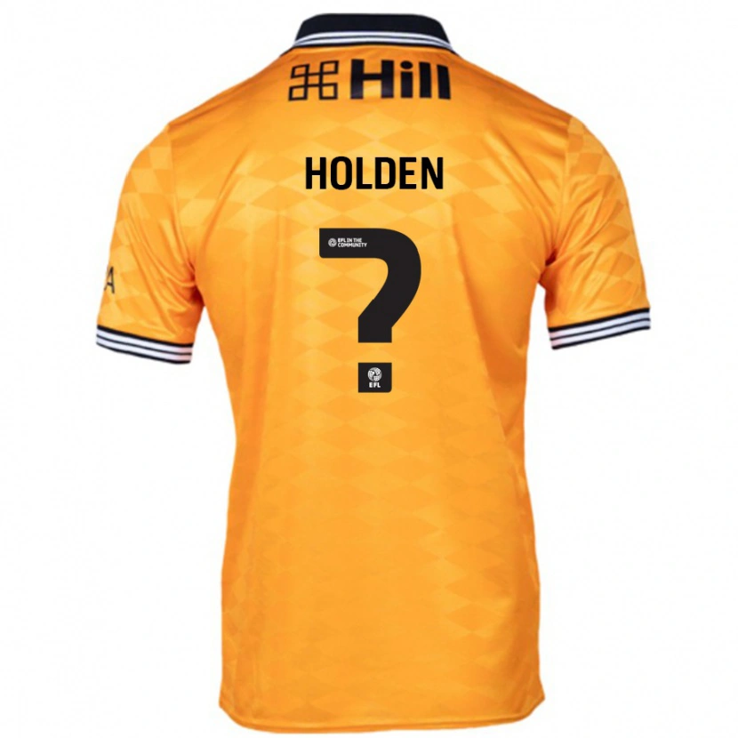 Danxen Niño Camiseta Lenny Holden #0 Naranja 1ª Equipación 2024/25 La Camisa