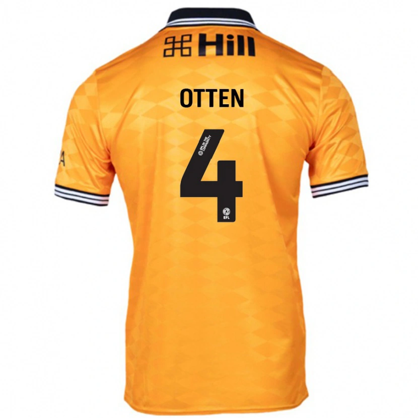 Danxen Niño Camiseta Gisela Otten #4 Naranja 1ª Equipación 2024/25 La Camisa