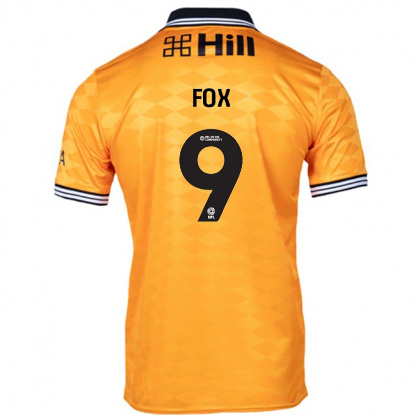 Danxen Niño Camiseta Ruth Fox #9 Naranja 1ª Equipación 2024/25 La Camisa