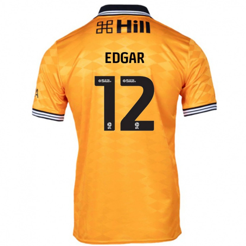 Danxen Niño Camiseta Sammy Edgar #12 Naranja 1ª Equipación 2024/25 La Camisa