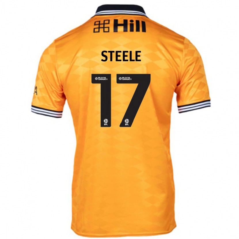 Danxen Niño Camiseta Fran Steele #17 Naranja 1ª Equipación 2024/25 La Camisa