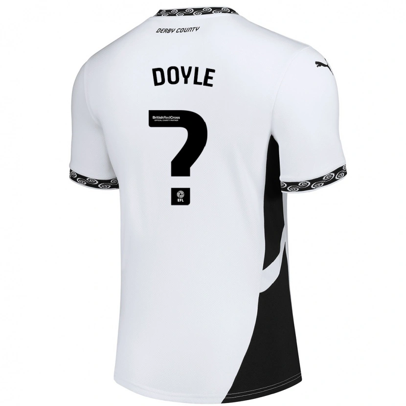 Danxen Niño Camiseta Aj Doyle #0 Blanco Negro 1ª Equipación 2024/25 La Camisa