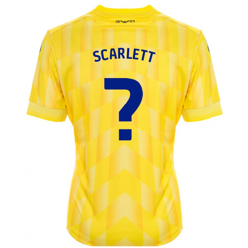 Danxen Niño Camiseta Dane Scarlett #0 Amarillo 1ª Equipación 2024/25 La Camisa