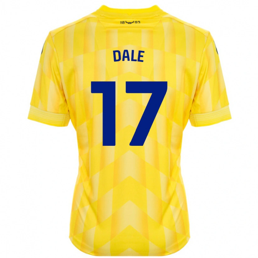 Danxen Niño Camiseta Owen Dale #17 Amarillo 1ª Equipación 2024/25 La Camisa