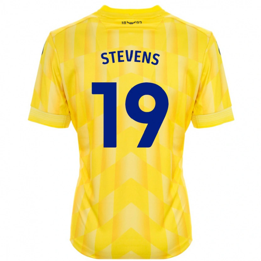 Danxen Niño Camiseta Lily Stevens #19 Amarillo 1ª Equipación 2024/25 La Camisa