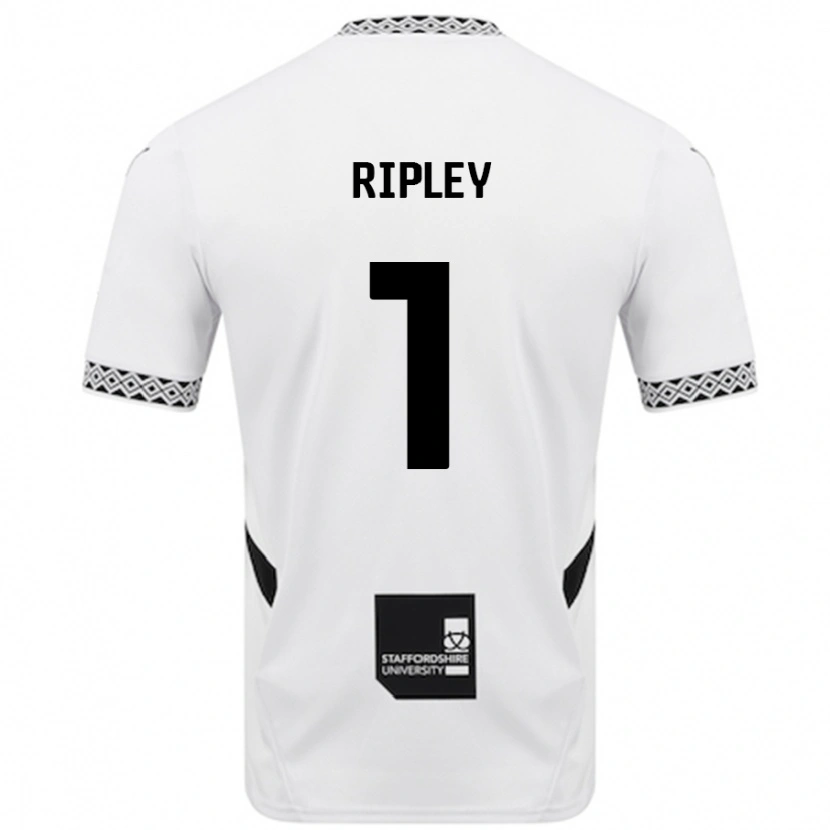 Danxen Niño Camiseta Connor Ripley #1 Blanco 1ª Equipación 2024/25 La Camisa