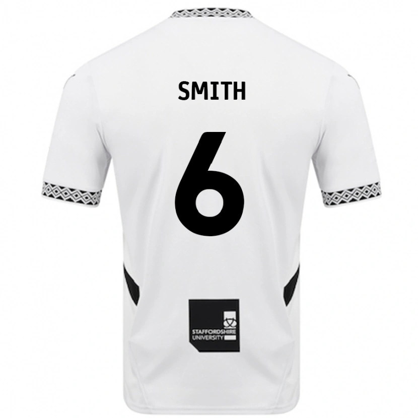 Danxen Niño Camiseta Nathan Smith #6 Blanco 1ª Equipación 2024/25 La Camisa