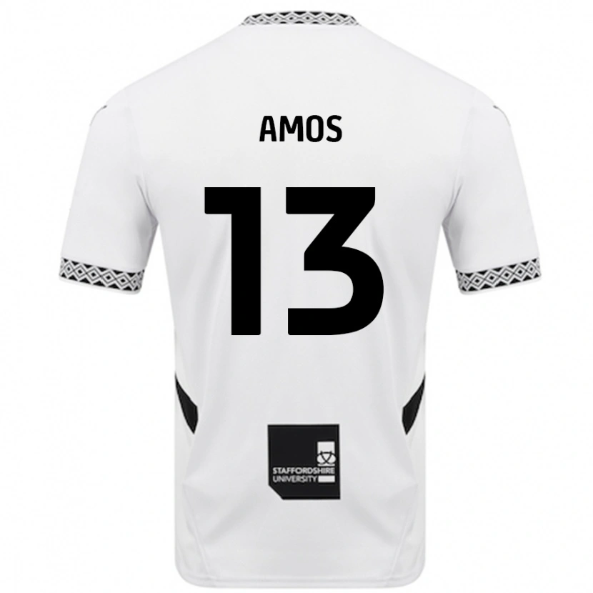 Danxen Niño Camiseta Ben Amos #13 Blanco 1ª Equipación 2024/25 La Camisa