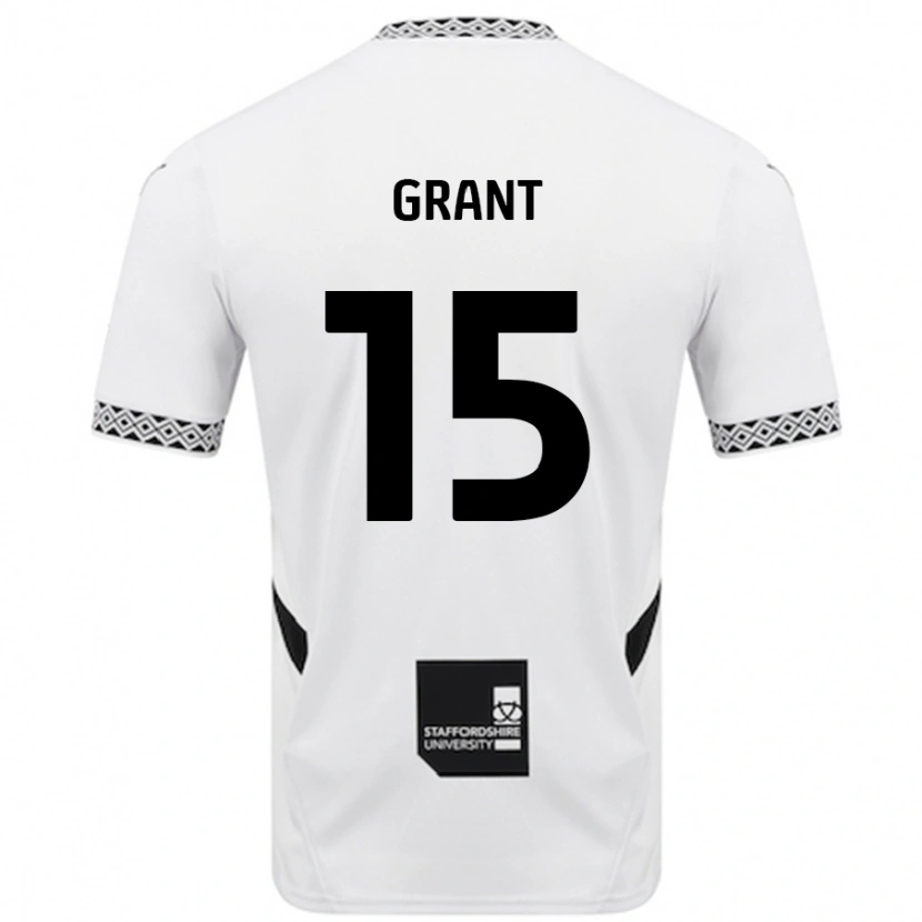 Danxen Niño Camiseta Conor Grant #15 Blanco 1ª Equipación 2024/25 La Camisa