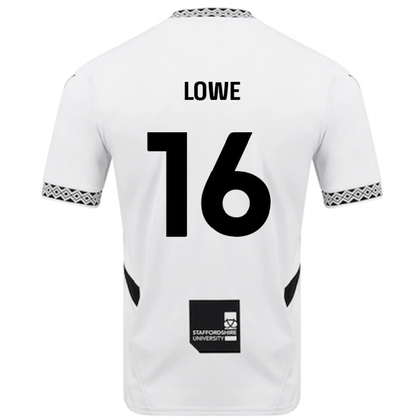 Danxen Niño Camiseta Jason Lowe #16 Blanco 1ª Equipación 2024/25 La Camisa