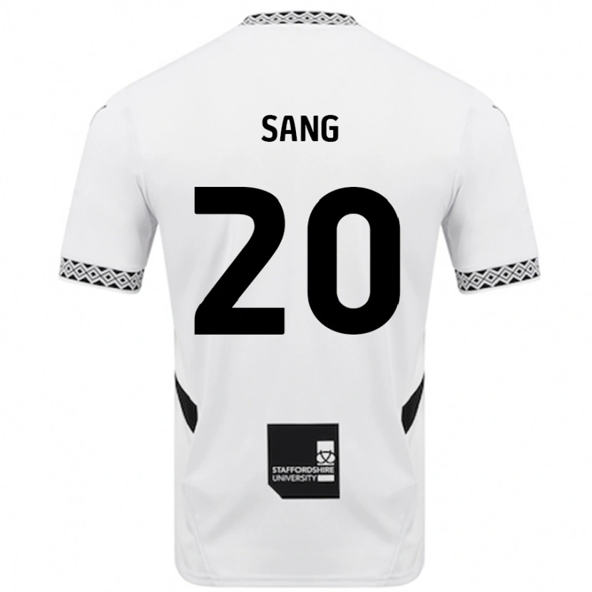 Danxen Niño Camiseta Tom Sang #20 Blanco 1ª Equipación 2024/25 La Camisa