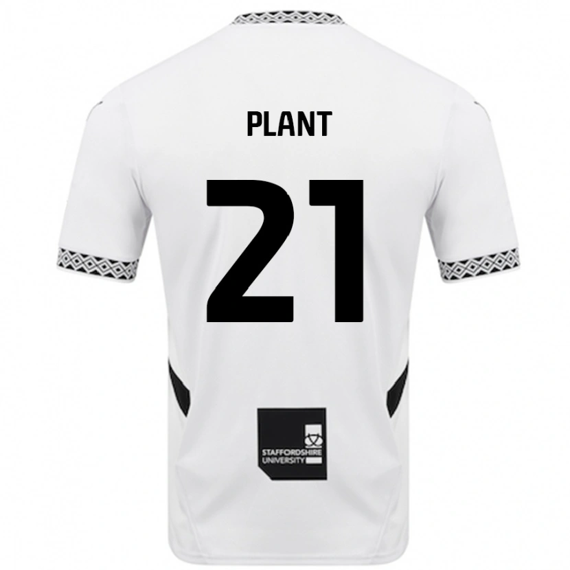 Danxen Niño Camiseta James Plant #21 Blanco 1ª Equipación 2024/25 La Camisa