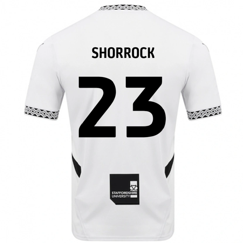 Danxen Niño Camiseta Jack Shorrock #23 Blanco 1ª Equipación 2024/25 La Camisa