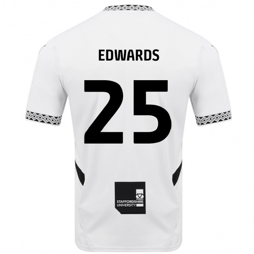 Danxen Niño Camiseta Diamond Edwards #25 Blanco 1ª Equipación 2024/25 La Camisa