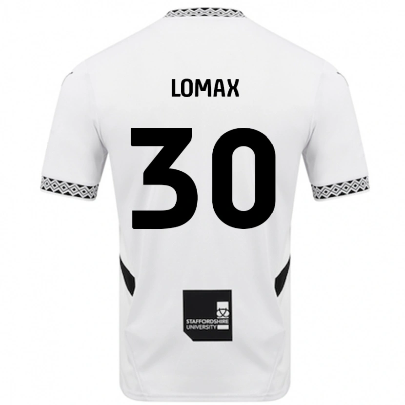 Danxen Niño Camiseta Ben Lomax #30 Blanco 1ª Equipación 2024/25 La Camisa