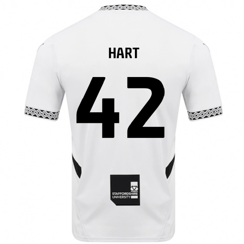 Danxen Niño Camiseta Sam Hart #42 Blanco 1ª Equipación 2024/25 La Camisa