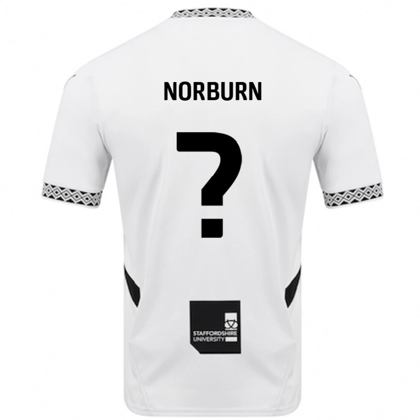 Danxen Niño Camiseta Dylan Norburn #0 Blanco 1ª Equipación 2024/25 La Camisa