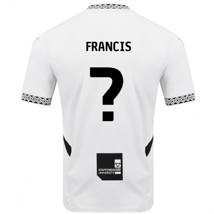 Danxen Niño Camiseta Louis Francis #0 Blanco 1ª Equipación 2024/25 La Camisa