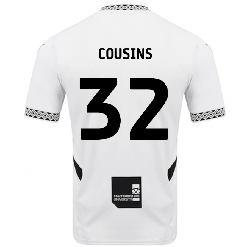 Danxen Niño Camiseta Logan Cousins #32 Blanco 1ª Equipación 2024/25 La Camisa