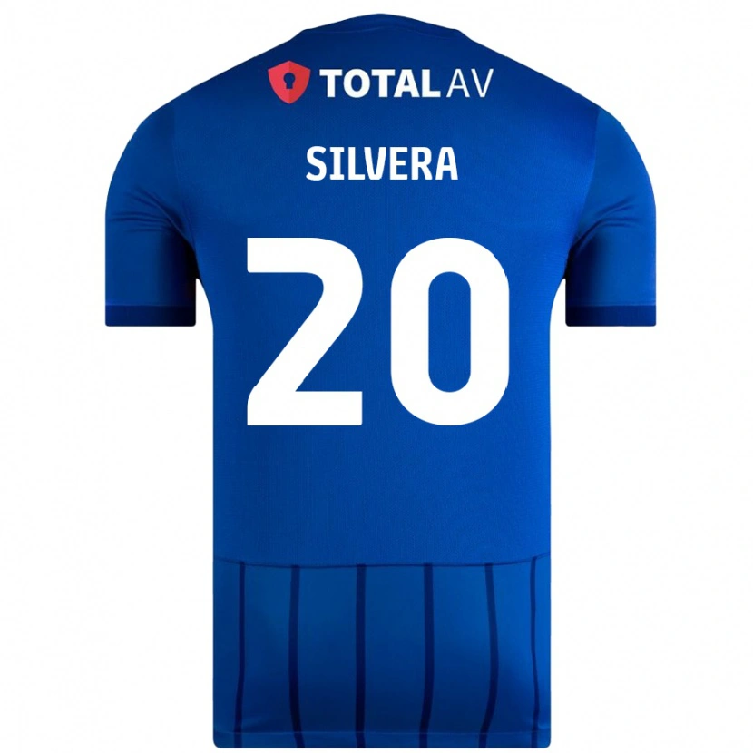 Danxen Niño Camiseta Sam Silvera #20 Azul 1ª Equipación 2024/25 La Camisa