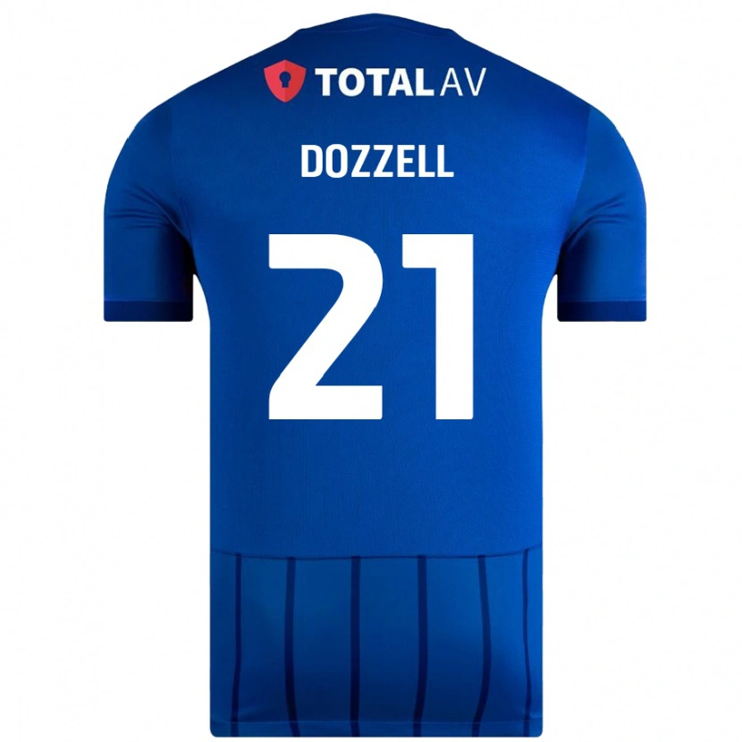 Danxen Niño Camiseta Andre Dozzell #21 Azul 1ª Equipación 2024/25 La Camisa