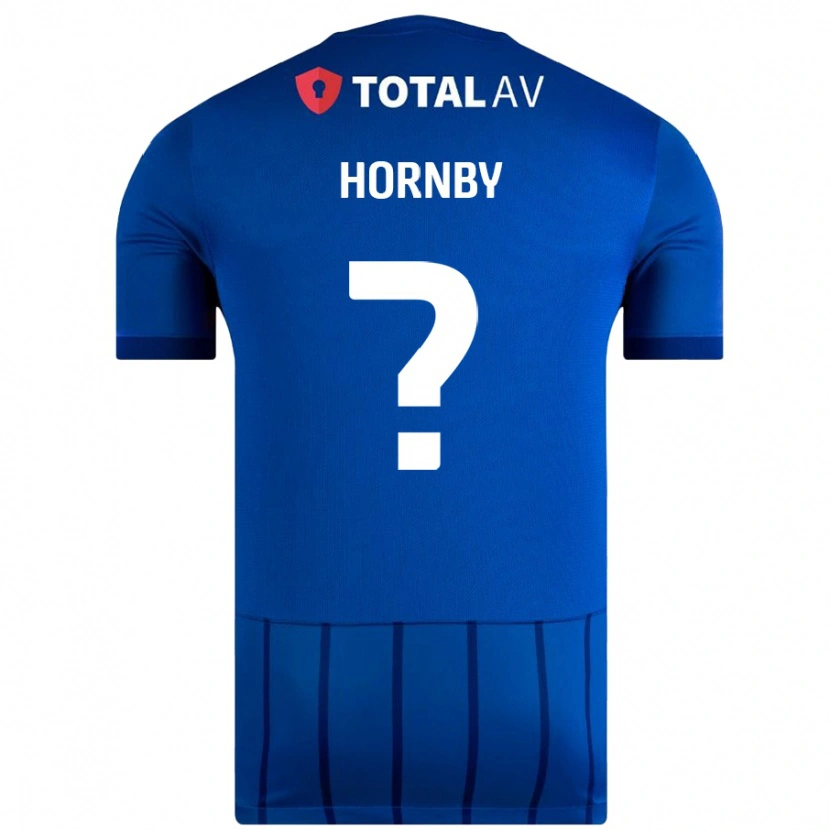 Danxen Niño Camiseta Megan Hornby #0 Azul 1ª Equipación 2024/25 La Camisa