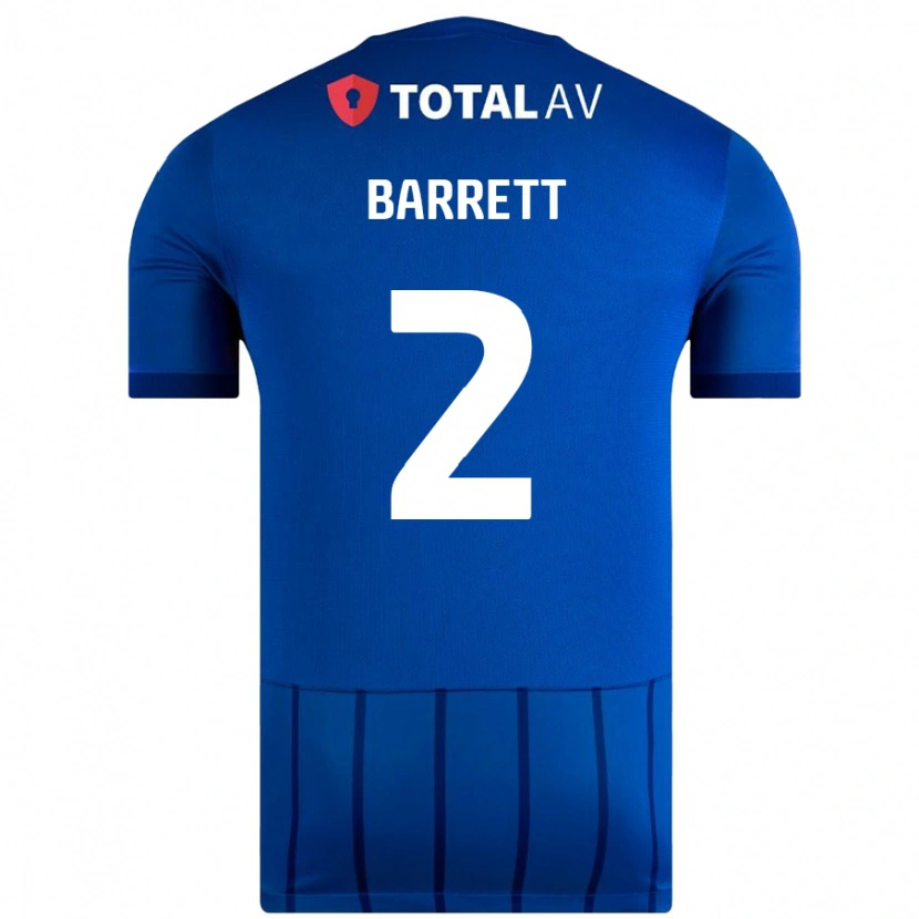 Danxen Niño Camiseta Nicole Barrett #2 Azul 1ª Equipación 2024/25 La Camisa