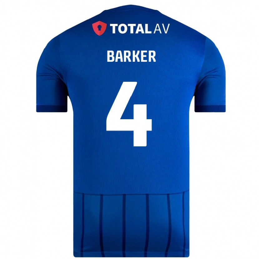 Danxen Niño Camiseta Sophie Barker #4 Azul 1ª Equipación 2024/25 La Camisa