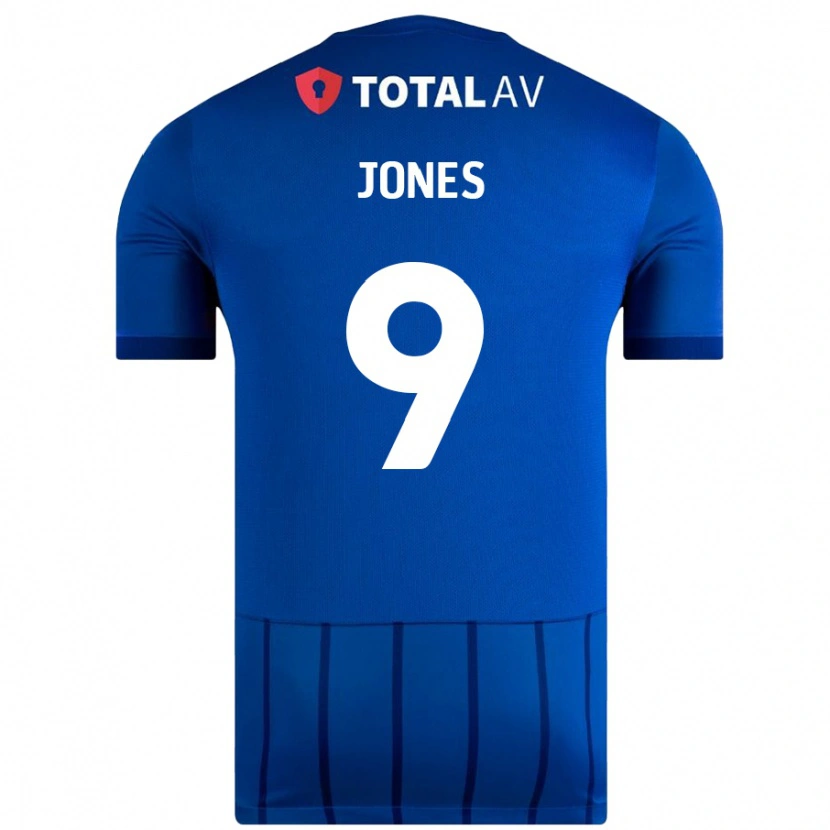 Danxen Niño Camiseta Emma Jones #9 Azul 1ª Equipación 2024/25 La Camisa