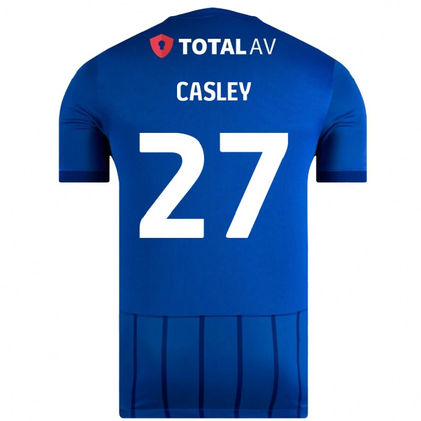 Danxen Niño Camiseta Riva Casley #27 Azul 1ª Equipación 2024/25 La Camisa