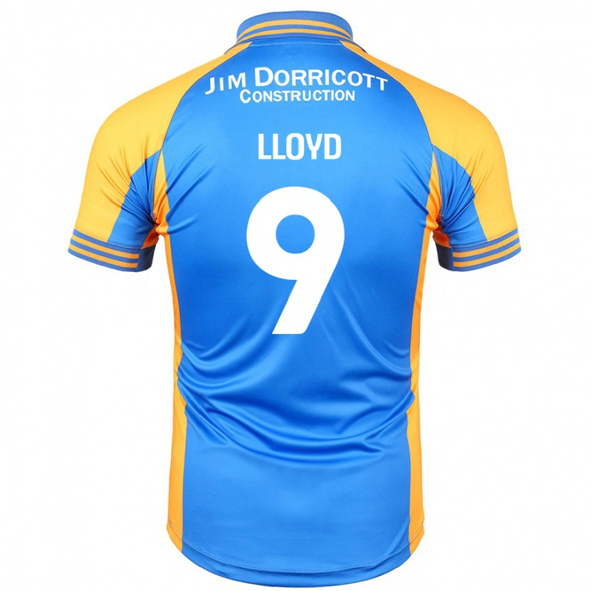 Danxen Niño Camiseta George Lloyd #9 Azul Ámbar 1ª Equipación 2024/25 La Camisa