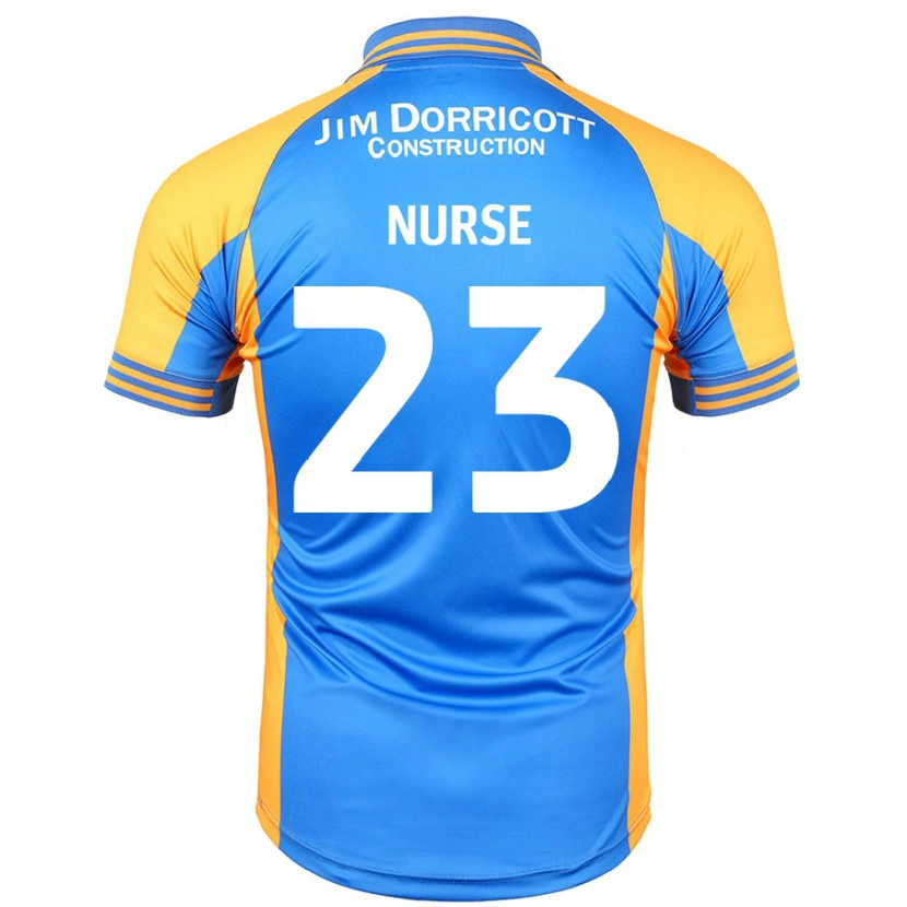 Danxen Niño Camiseta George Nurse #23 Azul Ámbar 1ª Equipación 2024/25 La Camisa