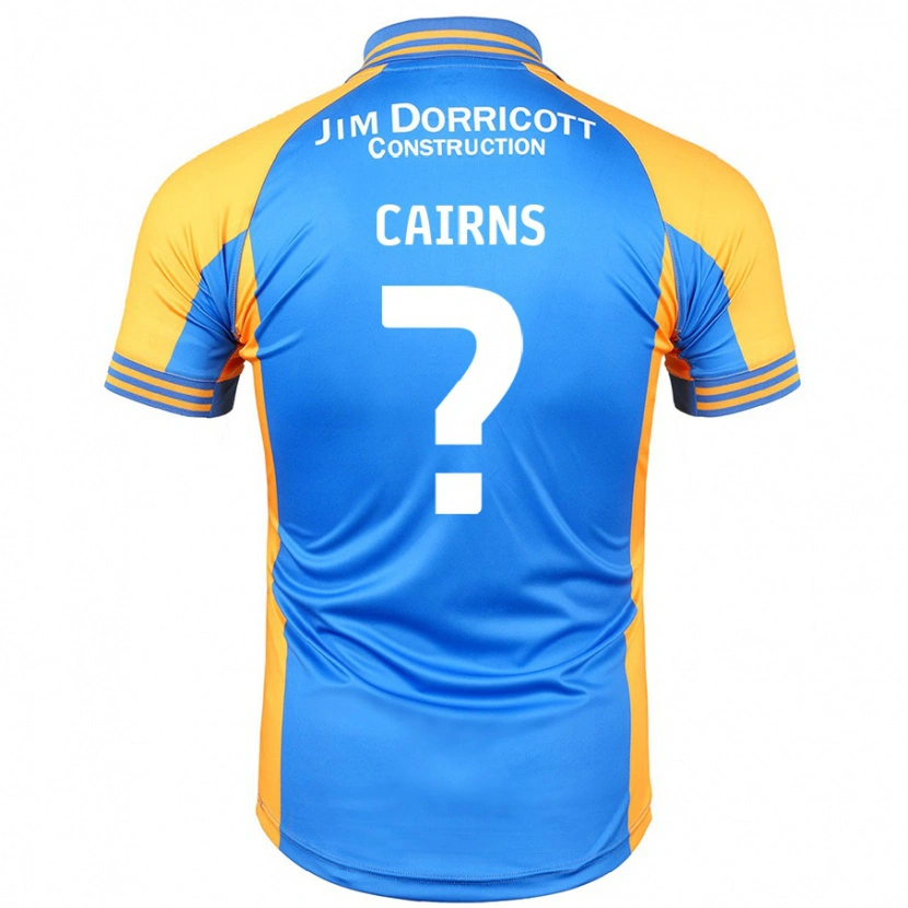 Danxen Niño Camiseta Karsten Cairns #0 Azul Ámbar 1ª Equipación 2024/25 La Camisa