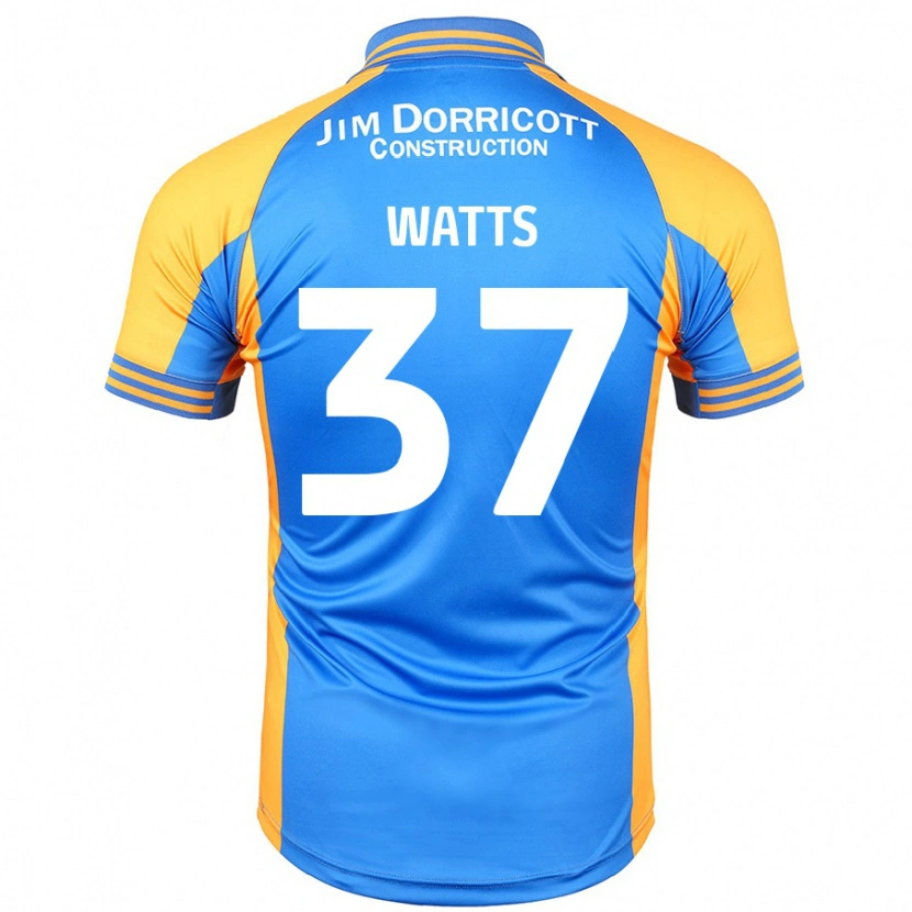 Danxen Niño Camiseta Harvey Watts #37 Azul Ámbar 1ª Equipación 2024/25 La Camisa