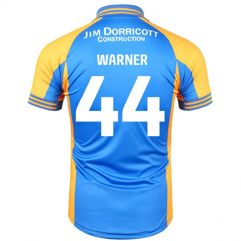 Danxen Niño Camiseta James Warner #44 Azul Ámbar 1ª Equipación 2024/25 La Camisa