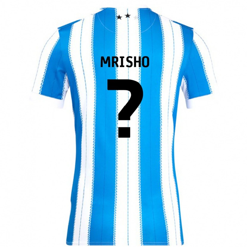 Danxen Niño Camiseta Omari Mrisho #0 Azul Blanco 1ª Equipación 2024/25 La Camisa