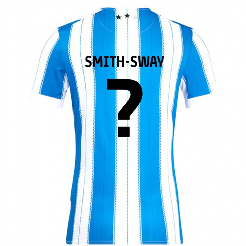 Danxen Niño Camiseta Jay Smith-Sway #0 Azul Blanco 1ª Equipación 2024/25 La Camisa