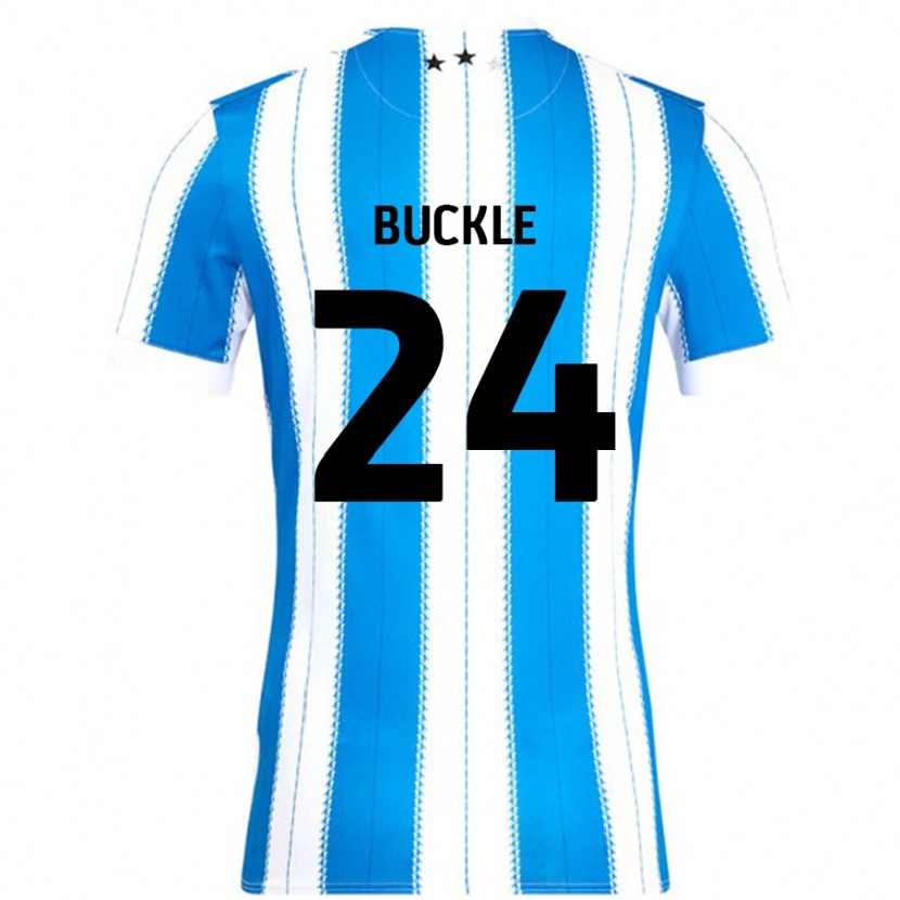 Danxen Niño Camiseta Sharone Buckle #24 Azul Blanco 1ª Equipación 2024/25 La Camisa