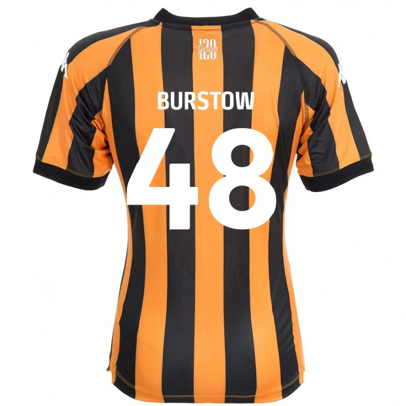 Danxen Niño Camiseta Mason Burstow #48 Negro Ámbar 1ª Equipación 2024/25 La Camisa