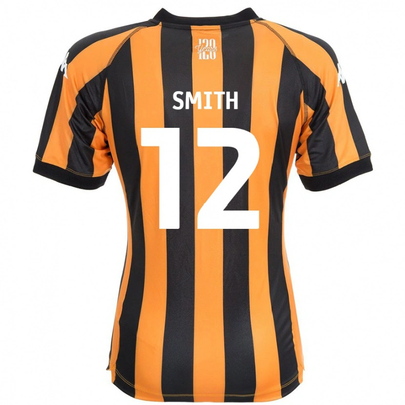 Danxen Niño Camiseta Emily Smith #12 Negro Ámbar 1ª Equipación 2024/25 La Camisa