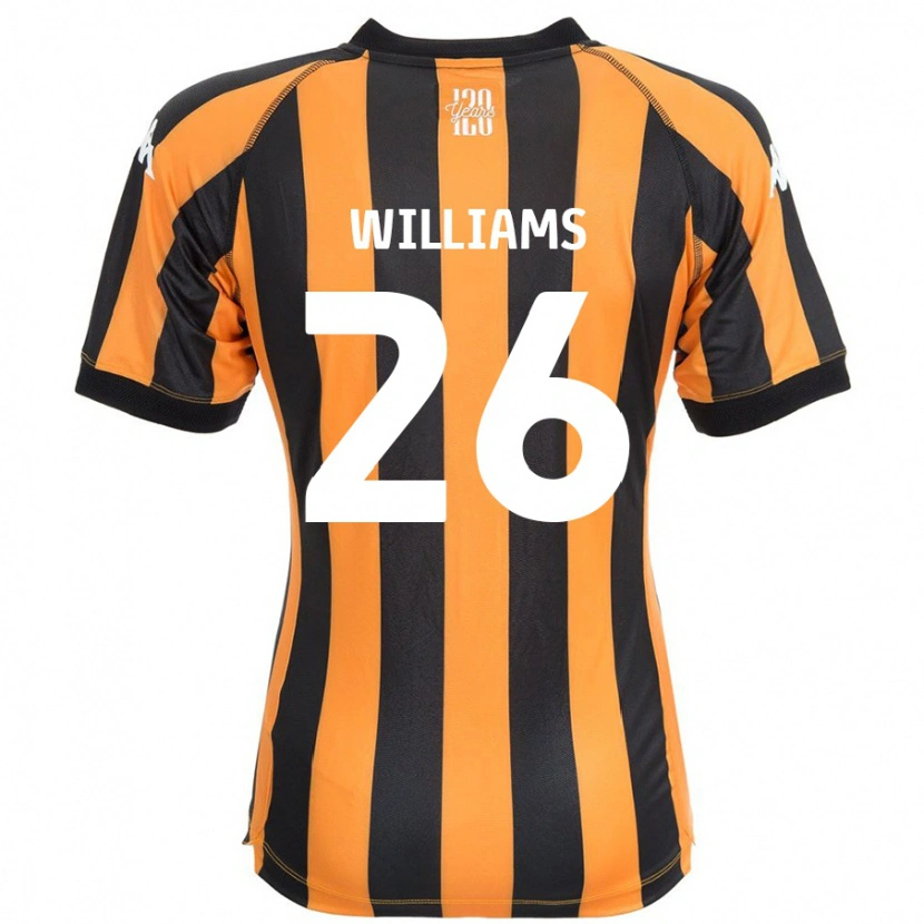 Danxen Niño Camiseta Annabel Williams #26 Negro Ámbar 1ª Equipación 2024/25 La Camisa