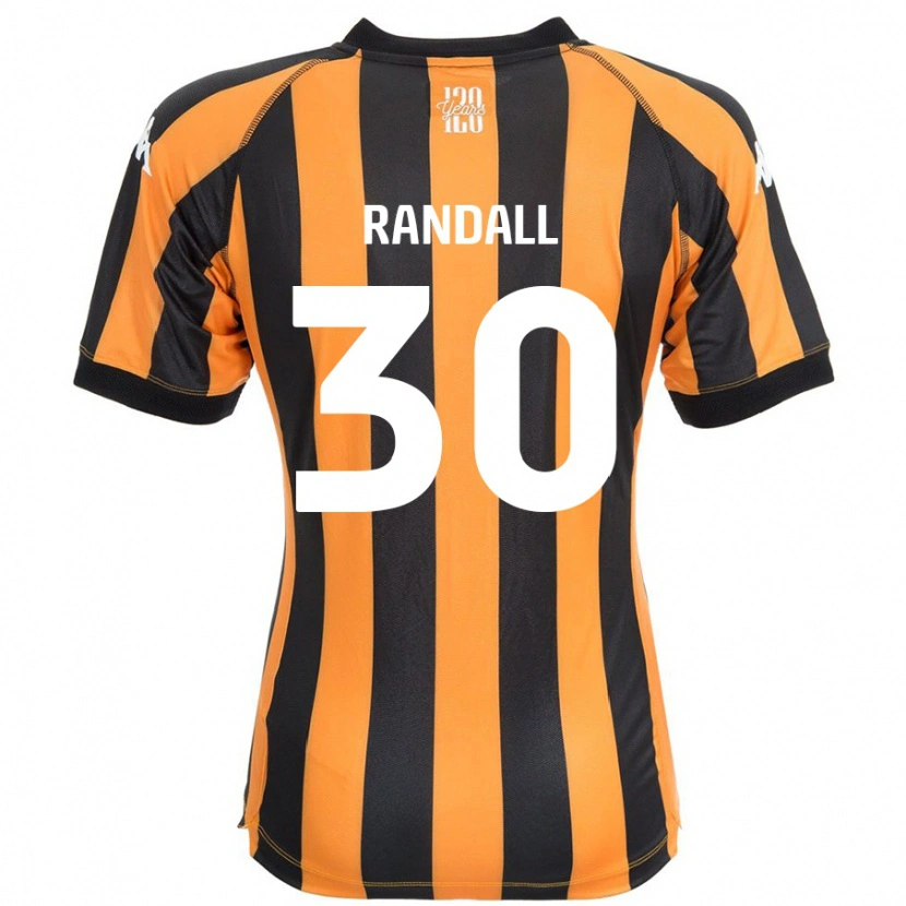 Danxen Niño Camiseta Jennifer Randall #30 Negro Ámbar 1ª Equipación 2024/25 La Camisa