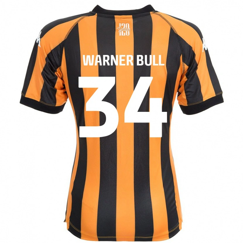 Danxen Niño Camiseta Lucy Warner-Bull #34 Negro Ámbar 1ª Equipación 2024/25 La Camisa