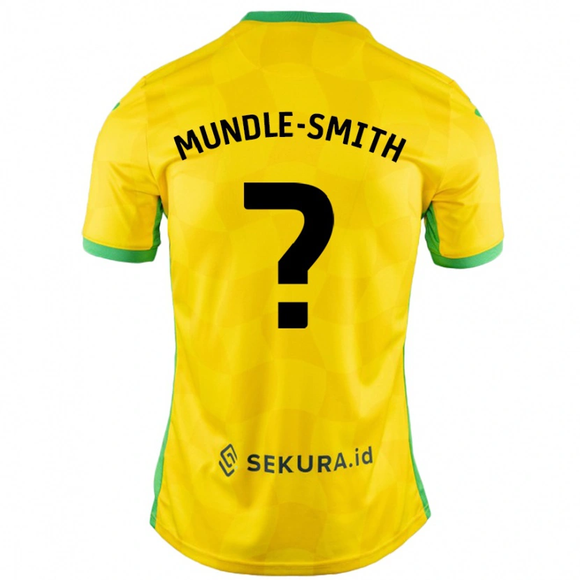 Danxen Niño Camiseta Errol Mundle-Smith #0 Amarillo Verde 1ª Equipación 2024/25 La Camisa