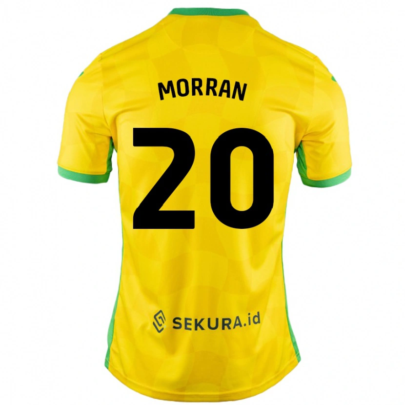 Danxen Niño Camiseta Eloise Morran #20 Amarillo Verde 1ª Equipación 2024/25 La Camisa