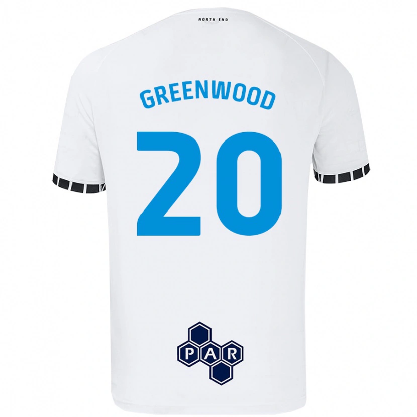 Danxen Niño Camiseta Sam Greenwood #20 Blanco 1ª Equipación 2024/25 La Camisa