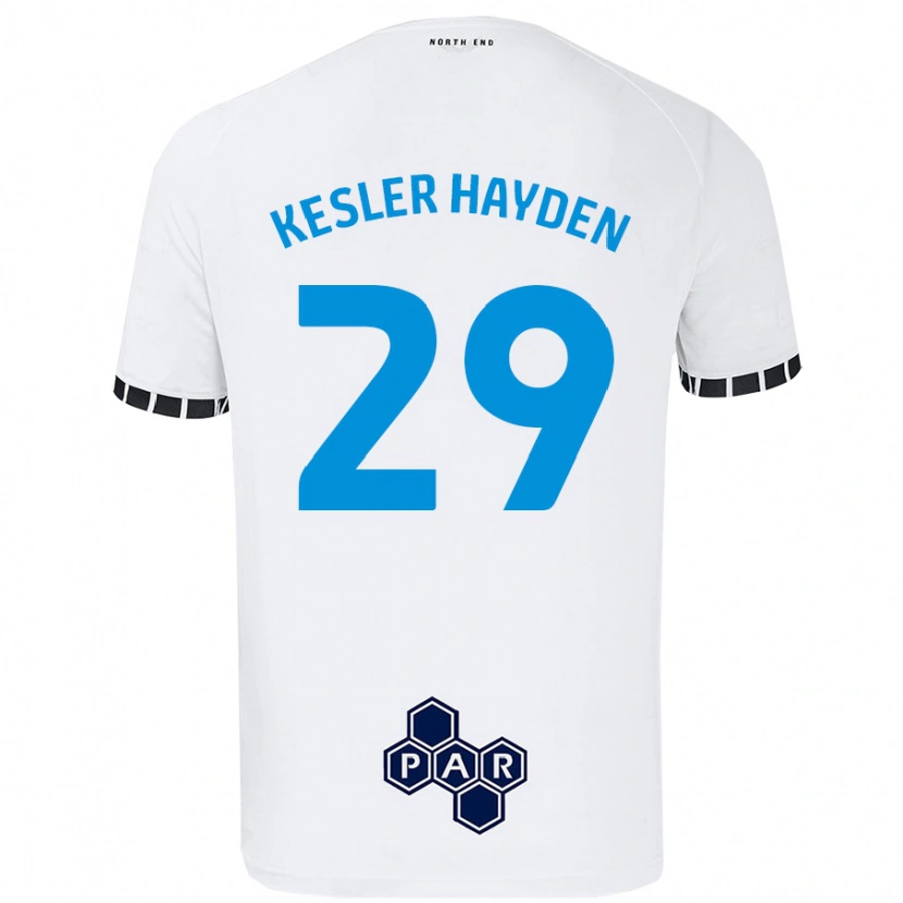 Danxen Niño Camiseta Kaine Kesler-Hayden #29 Blanco 1ª Equipación 2024/25 La Camisa